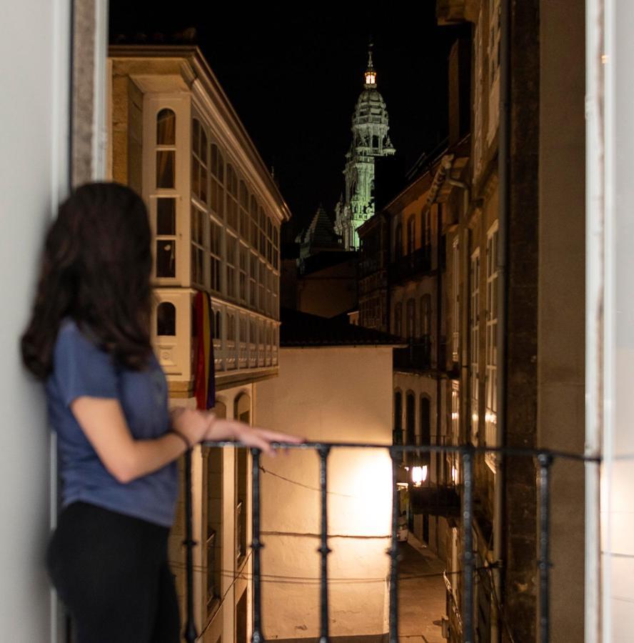 Hostal Santa Cruz Santiago de Compostela Dış mekan fotoğraf