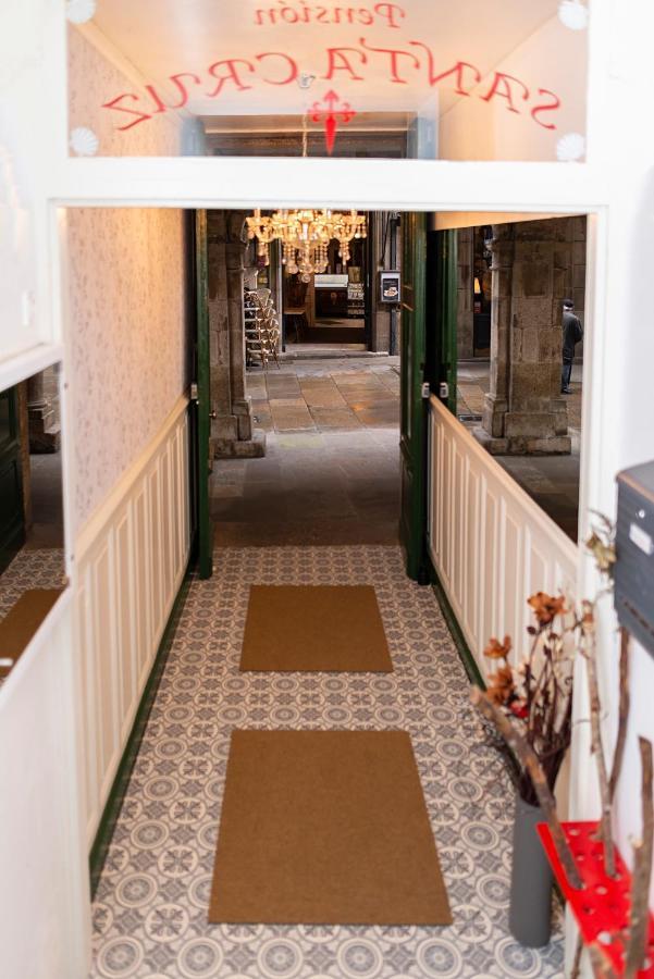 Hostal Santa Cruz Santiago de Compostela Dış mekan fotoğraf