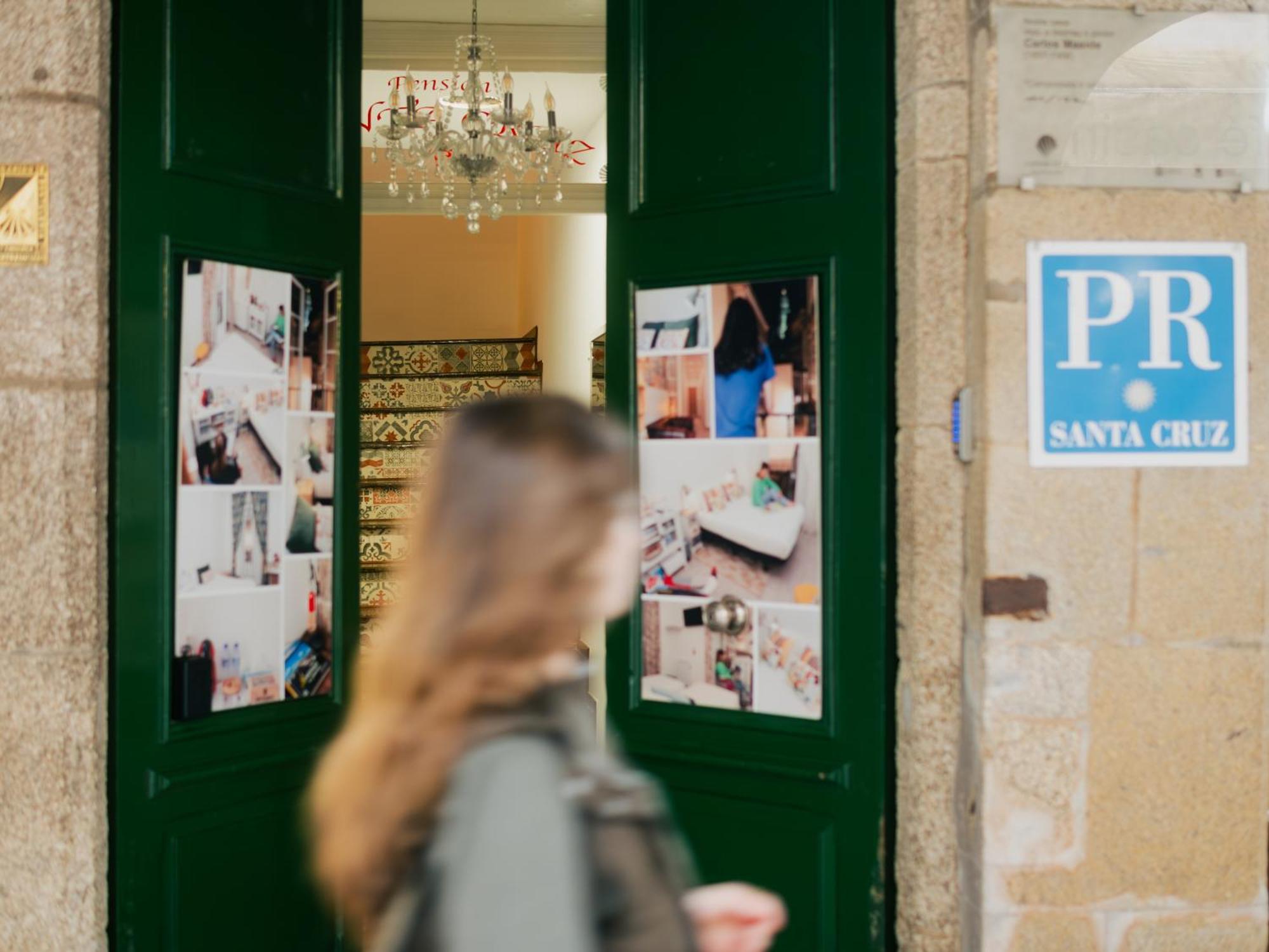 Hostal Santa Cruz Santiago de Compostela Dış mekan fotoğraf
